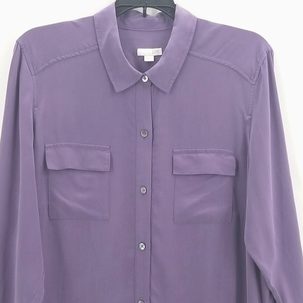 J.Jill Silk Shirt Dress